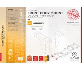 Discovery II All engines Set Front Body Mount